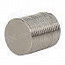 15mm Round NdFeB Magnets - Silver (20 PCS)