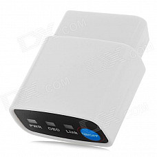 ELM327 Mini OBD-II Wi-Fi Car Diagnosis Tool w/ Switch - White