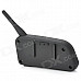 V2-500C Bluetooth V3.0 Motorcycle Helmet Interphone Set - Black