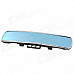 4.3" 3.0MP 720P 140 Degree Wide Angle Car Rearview DVR w/ 4-LED + Voice Broadcast - Black + Silver