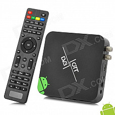 HD18S2 DVB-S2 Dual Core Android 4.2.2 Google TV Box Player w/ 1GB RAM, 8GB ROM, HDMI - Black