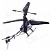 X-126 Fashionable 3.5-CH 2.4GHz USB Charger Remote Control Helicopter w/ Gyroscope - Black + White