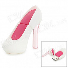 RYVAL High Heels Style Water Resistant USB 2.0 Flash Drive - Black + Red + Multicolored (8GB)