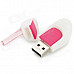 RYVAL High Heels Style Water Resistant USB 2.0 Flash Drive - Black + Red + Multicolored (8GB)
