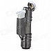 STHJ001 Double Head Butane Jet Lighter - Deep Grey + Silver White