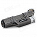 STHJ001 Double Head Butane Jet Lighter - Deep Grey + Silver White