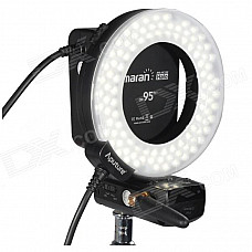 Aputure Amaran HN100 CRI 95+ Halo Ring 6W 1020lm 5500K 100-LED Flash Lamp for Nikon Cameras - Black