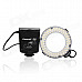 Aputure Amaran HN100 CRI 95+ Halo Ring 6W 1020lm 5500K 100-LED Flash Lamp for Nikon Cameras - Black