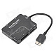 3305 Micro USB 3.0 OTG Card Reader for Samsung Galaxy N900 / N9006 / N9002 / N9009 / N9008 - Black