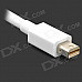 Mini DisplayPort DP Male to HDMI Female Adapter Cable - Black/White