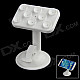 360 Degree Rotation Car Suction Cup Stand Holder Mount Bracket for GPS / Cell Phone - White