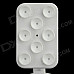 360 Degree Rotation Car Suction Cup Stand Holder Mount Bracket for GPS / Cell Phone - White