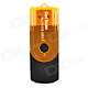 Portable 4-in-1 Card Reader w/ TF / Micro SD / M2 / MS / SD - Black + Orange (32G Max.)