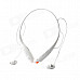 LG HBS-700 Bluetooth V2.1 Wireless Stereo Headset Headphone w/ Microphone - White + Orange