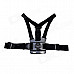 Fat Cat High Comfortable Elastic Adjustable Chest Mount w/ J Hook for Gopro Hero 4/3+/3/2/1/SJ4000