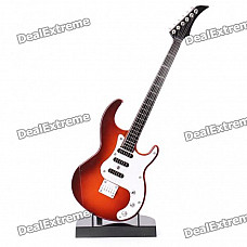 Electric Guitar Shaped Musical Toy with Stand (2*AA)