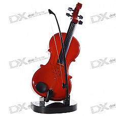 Violin Shaped Musical Toy with Stand (2*AA)