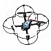 DFD F180 Rechargeable 2.4GHz Wireless 4-CH R/C Aircraft w/ Gyro - Black + Blue