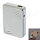 SHAYU USB Rechargeable Windproof Zinc Alloy Electronic Cigarette Lighter - Silver