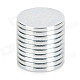 LSON Round NdFeB Magnets - Silver (10 PCS)