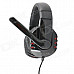 IDOMAX HF-290 USB Stereo Gaming Headset w/ Microphone - Black