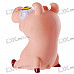 Funny Rolling Eyeballs Pop-out Piggy Silicone Stress Reliever Toy (Fleshcolor)