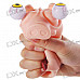 Funny Rolling Eyeballs Pop-out Piggy Silicone Stress Reliever Toy (Fleshcolor)