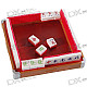 Mahjong Resin Ashtray (Red)