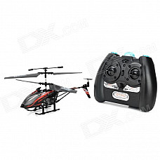 H2XD 2018 Infrared Rechargeable 3-CH R/C Helicopter w/ Gyroscope - Black + Red