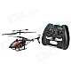 H2XD 2018 Infrared Rechargeable 3-CH R/C Helicopter w/ Gyroscope - Black + Red