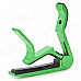 Aluminum Alloy Clip-On Quick Release Capo for Acoustic Guitar - Green