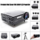 Geekwire LP-5B Portable FHD 1080P LED Projector w/ HDMI,VAG,USB 2.0, AV, SD - Piano Black (US Plug)