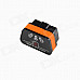 Vagte l Super Mini iCar2 Vehicle Wi-Fi OBD-II Code Diagnostic Tool / Clearer - White + Orange