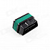 Vagte l Super Mini iCar2 Vehicle Wi-Fi OBD-II Code Diagnostic Tool / Clearer - White + Green