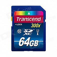 Transcend 64GB Class 10 SDXC Flash Memory Card 45MB/s