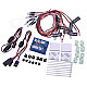 New No Solder Realistic 12-LED Lighting Kit for RC Cars / Trucks 1/10th Scale / Smaller - Black +Red
