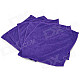 Thick Superfine Fiber Car Surface Cleaning Towels Set - Purple (30 x 30cm / 5 PCS)