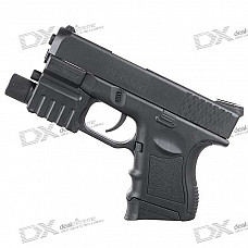 6mm Pistol BB Gun Toy with Laser Sight and Blue Light Flashlight