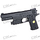 6mm Pistol BB Gun Toy with Laser Sight and Blue Light Flashlight