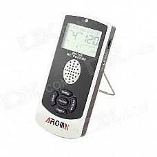 Aroma AM-705 6.2cm LCD Metronome - White + Black + Purple (3 x AA)