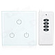 Touch 3-Wire Wall Remote Switch w/ Remote Controller - White (1 x 23A)