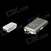 V5i SmartCast HDMI Dongle Supports DLNA / Miracast / Airplay - White + Silver