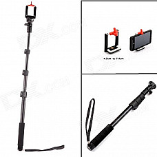 YunTeng 4-Section Retractable Handheld Monopod for Universal Cameras / Phone / Mirror / SJ4000