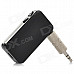 Rechargeable Bluetooth V2.1 Music Transmitter w/ 3.5mm / Micro USB - Black