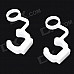 Rubber Lock Plug for Gopro Hero 4/ 3+/3/2/1 - White (2 PCS)