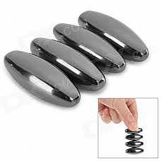 SR-02 Olive Shaped Neodymium Magnet - Dark Grey (4 PCS)