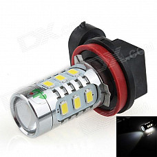 HJ-012 H11 16W 720lm 12-SMD 5630 LED + 2-LED White Light Car Foglight / Headlamp (12~24V)