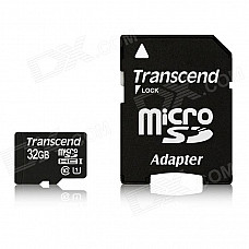 Transcend 32GB microSDHC Class 10 UHS-I 300x Flash Memory Cards 45MB/s with adapter