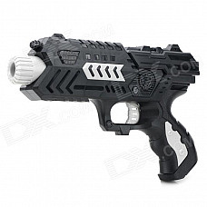 M02 Cool PC BB Guns Toy + Sponge Bullets Set - Black + Light Grey