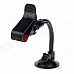 S021 Universal Suction Cup Car Plastic Holder for GPS / Mobile Phone / MP4 / PDA / PSP - Black + Red